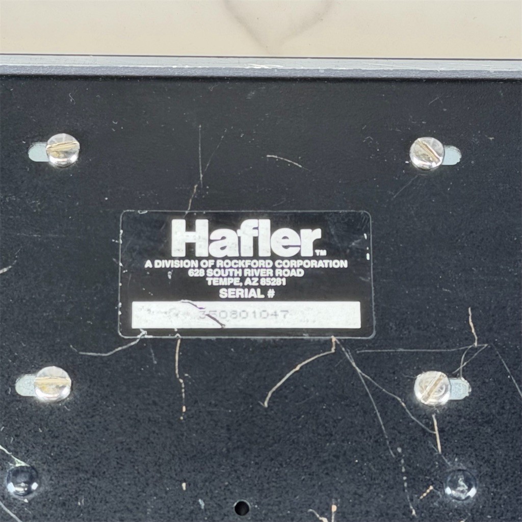 Hafler PRO1200 Professional Stereo Power Amplifier Rack Mount Tested