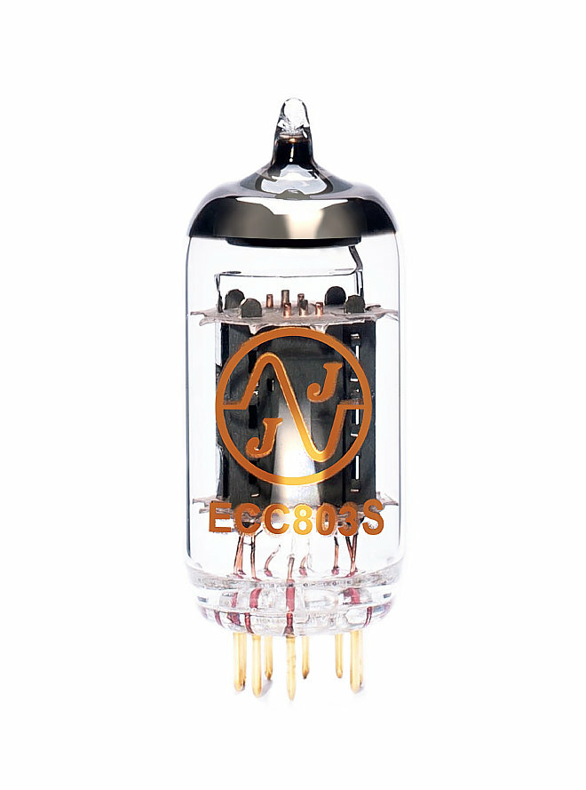 JJ ECC803S 12AX7 Amplitrex Matched Pair Gold Pin for Audio Research Tube amps