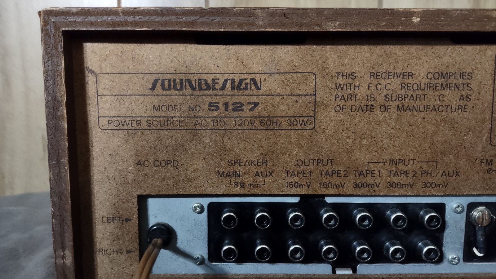 Vintage Soundesign 5127 AM/FM Stereo Receiver – Tested & Working – Japan 1970’s