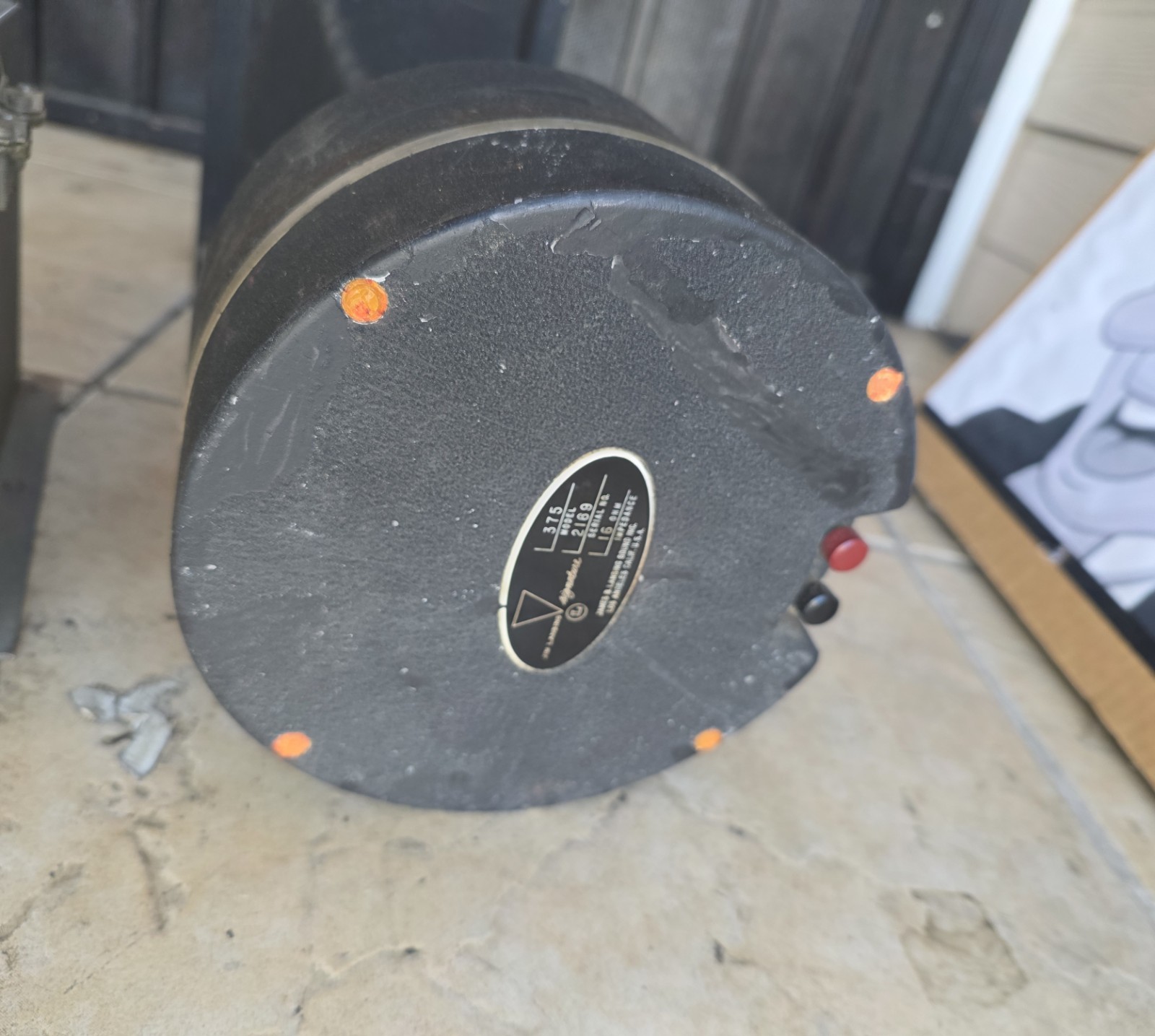 Jim Lansing ( JBL) 375 Driver & h5039 Horn & N500 Crossover Network- Working