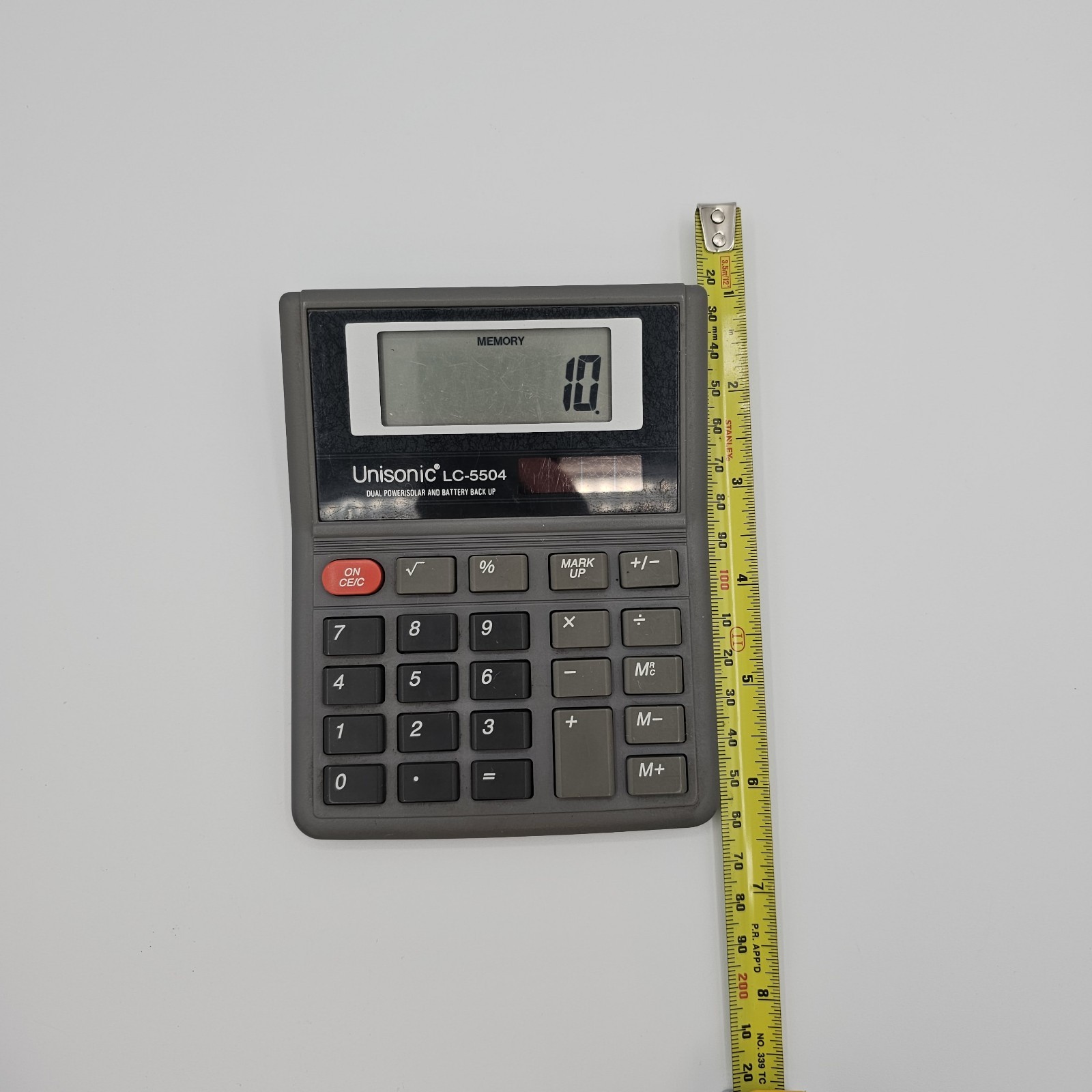 Unisonic LC-5504 Dual Power/Solar And Battery Backup Calculator Malaysia
