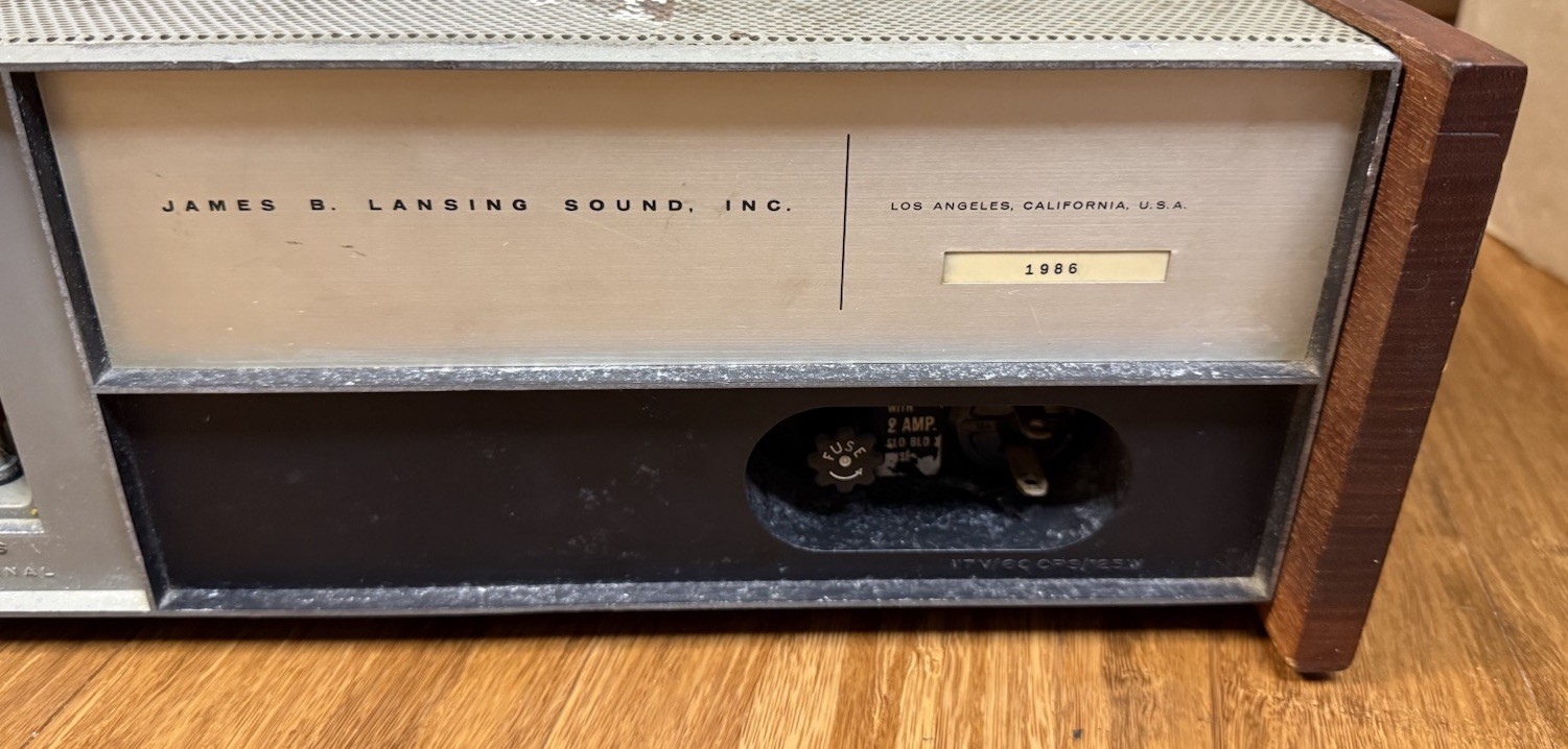 JBL James B Lansing SA600 Solid State Amplifier – Vintage