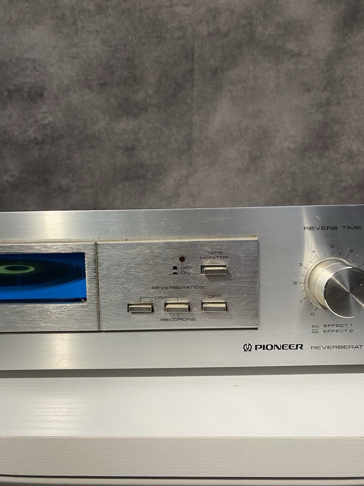 Vintage Pioneer SR-303 Stereo Reverberation Amplifier Silver Face Unit Time Port