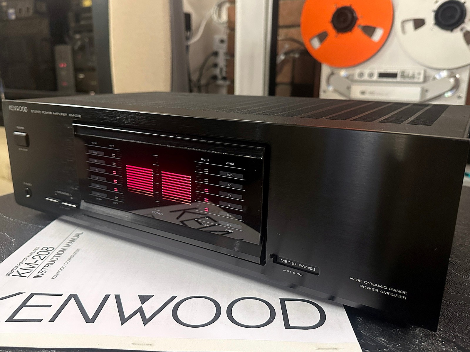 Kenwood KM-208 Audiophile Stereo Power Amplifier 150W/Ch + 30-Day $ Guarantee