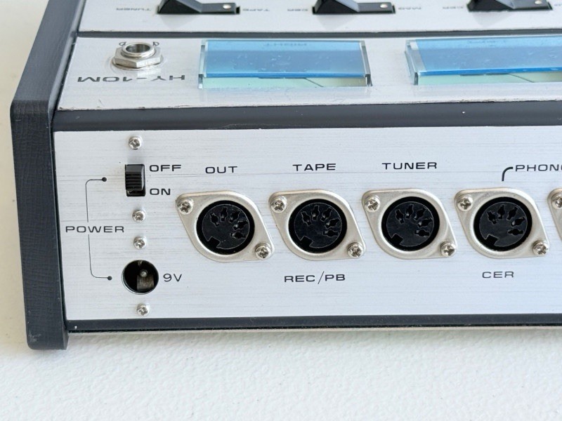 Vintage HY-10M 8 Channel Stereo Audio Mixer Dual VU Meters w/Box – Powers On