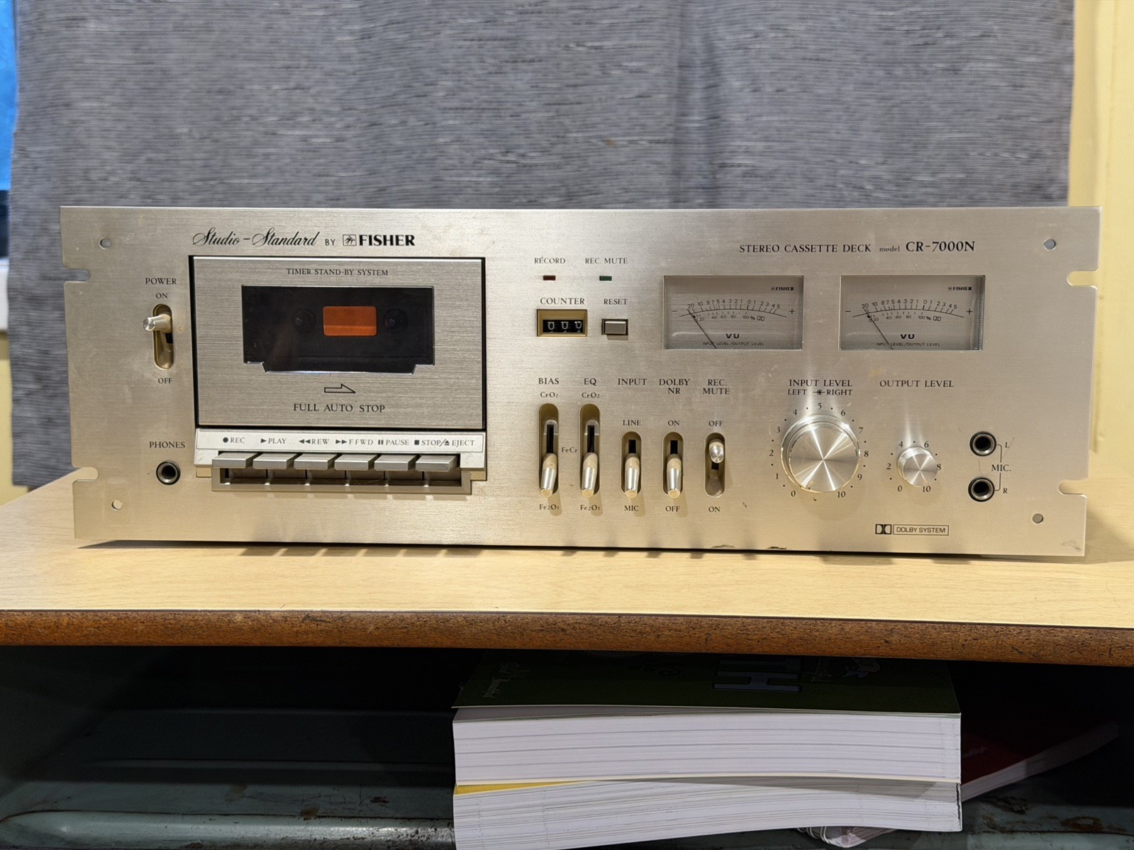 Fisher Studio Standard CR-7000N Cassette Player – Works – As-Is CLEAN!