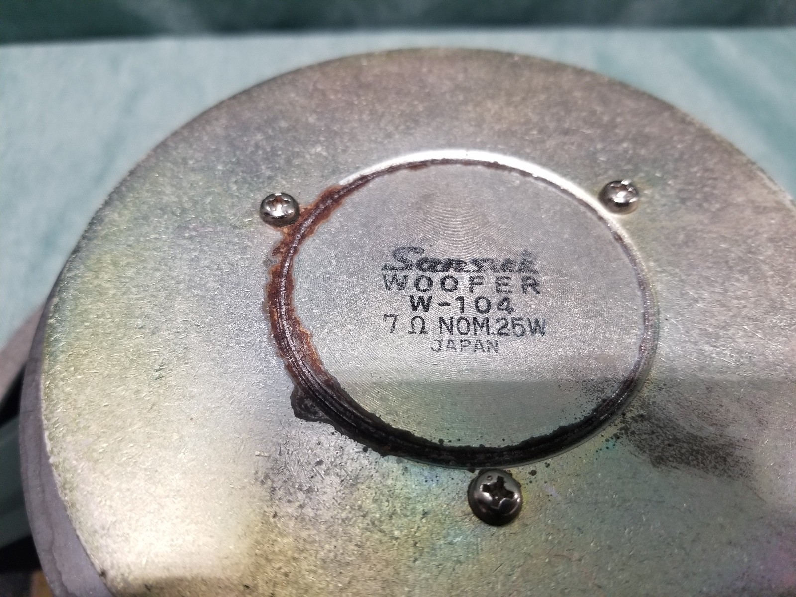 Sansui W-104 Woofer Speaker 7 ohm 25w SP2500
