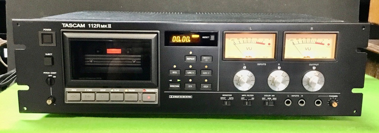 TASCAM 112 R MK II Cassette Deck . Professionally Serviced. Tested.