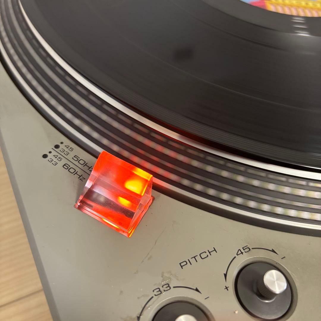 Technics SL-1500 Direct Drive Turntable Silver Vintage Tested