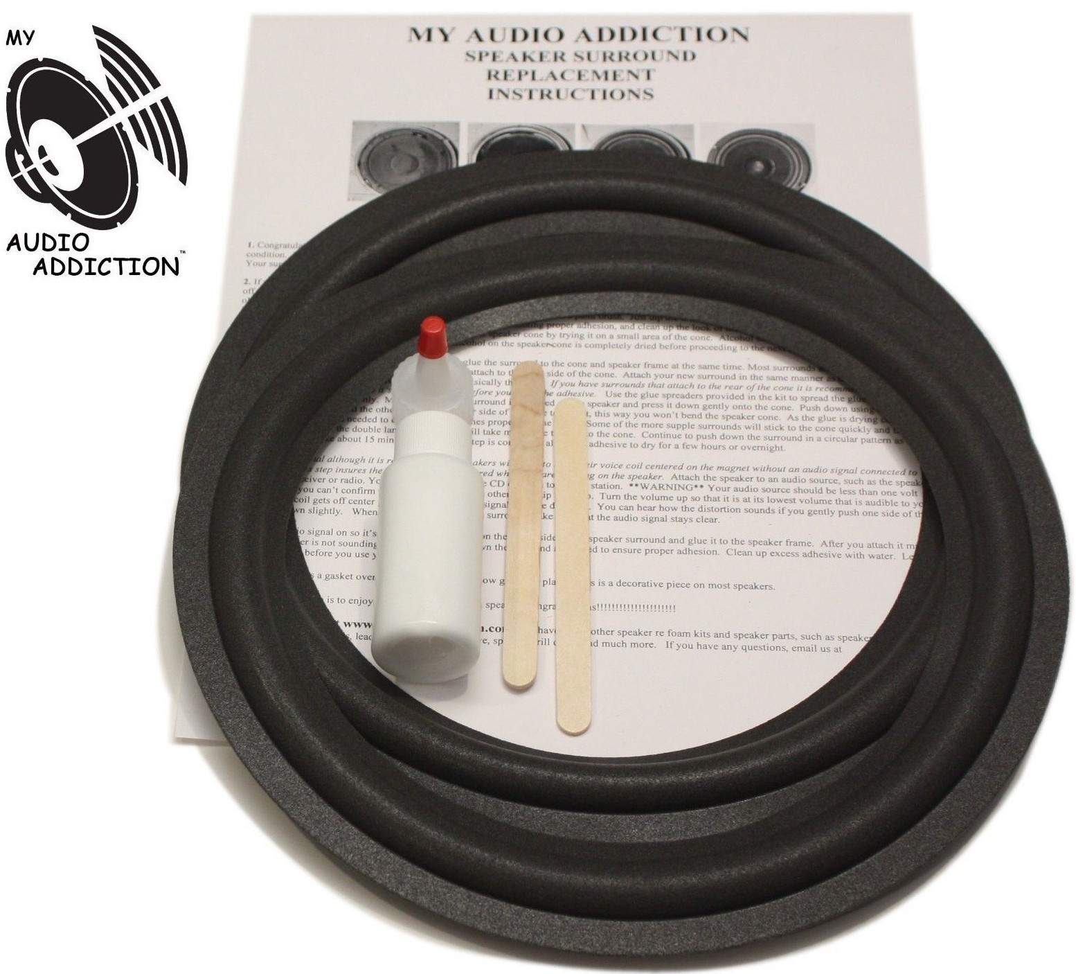 Speaker Roll Repair Kit For Acoustic Research AR 10″