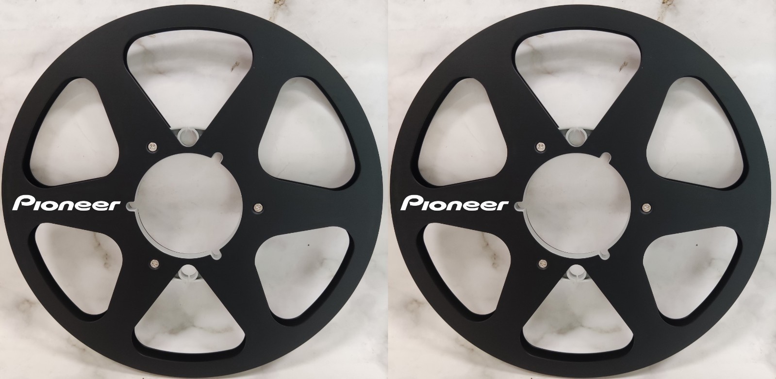 One Pair 10.5” black Pioneer Tape reel High Quality Aluminum Take Up Reel
