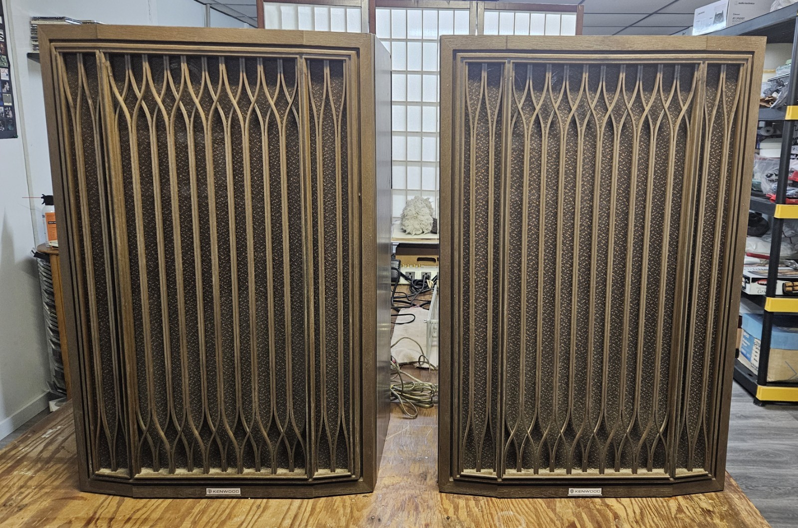 KENWOOD KL-9090X Speakers -Top Of The Line Kenwood Speakers – Nice