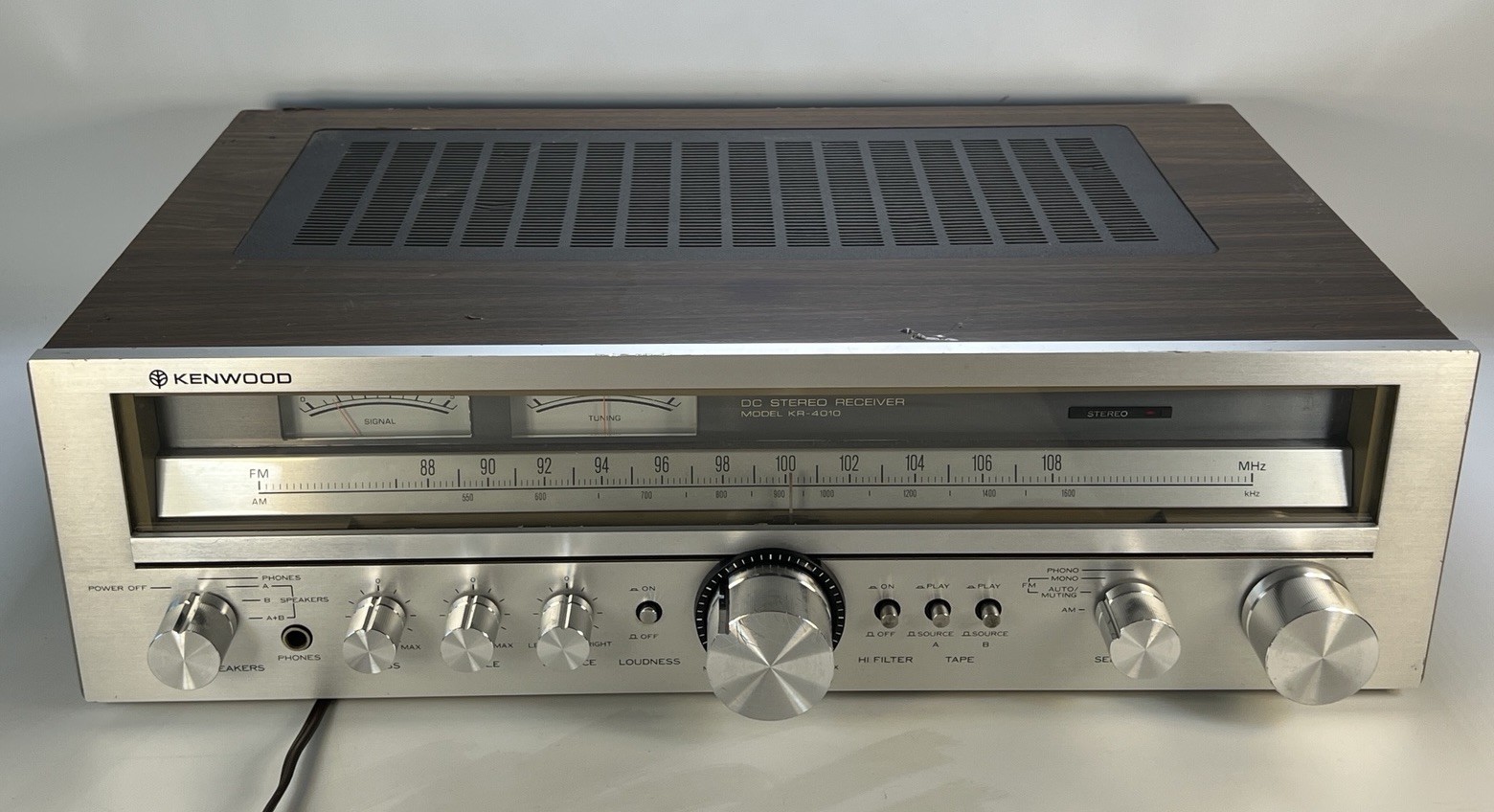 Vintage Kenwood KR-4010 AM/FM Stereo Receiver Amplifier Made In Japan Tested