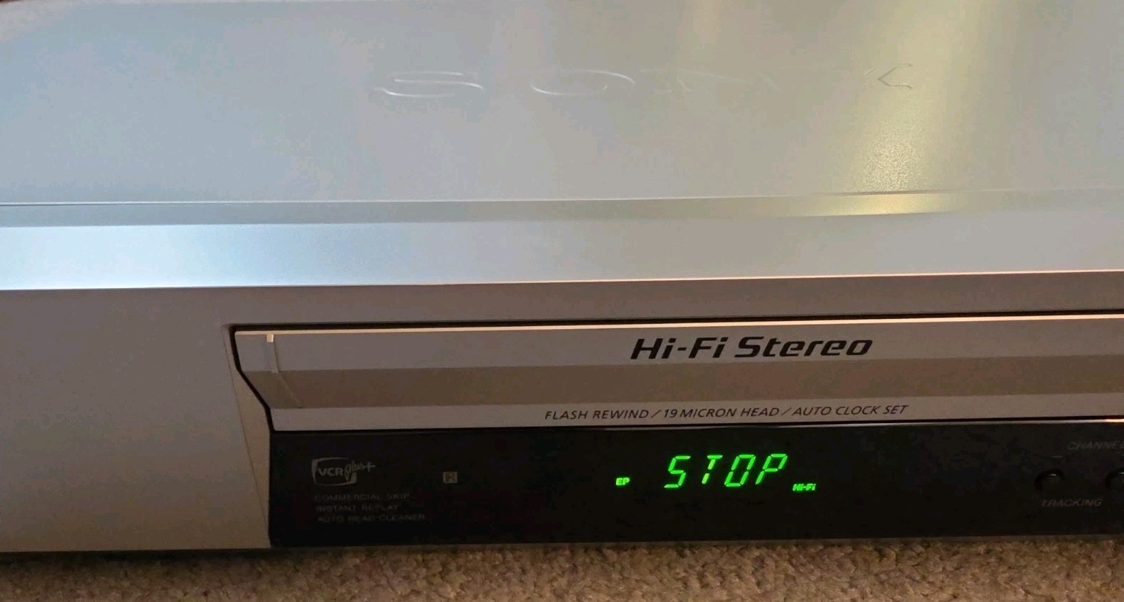 Sony SLV-N88 VHS VCR Player Tested Working 4-Head Hi-Fi Stereo No Remote