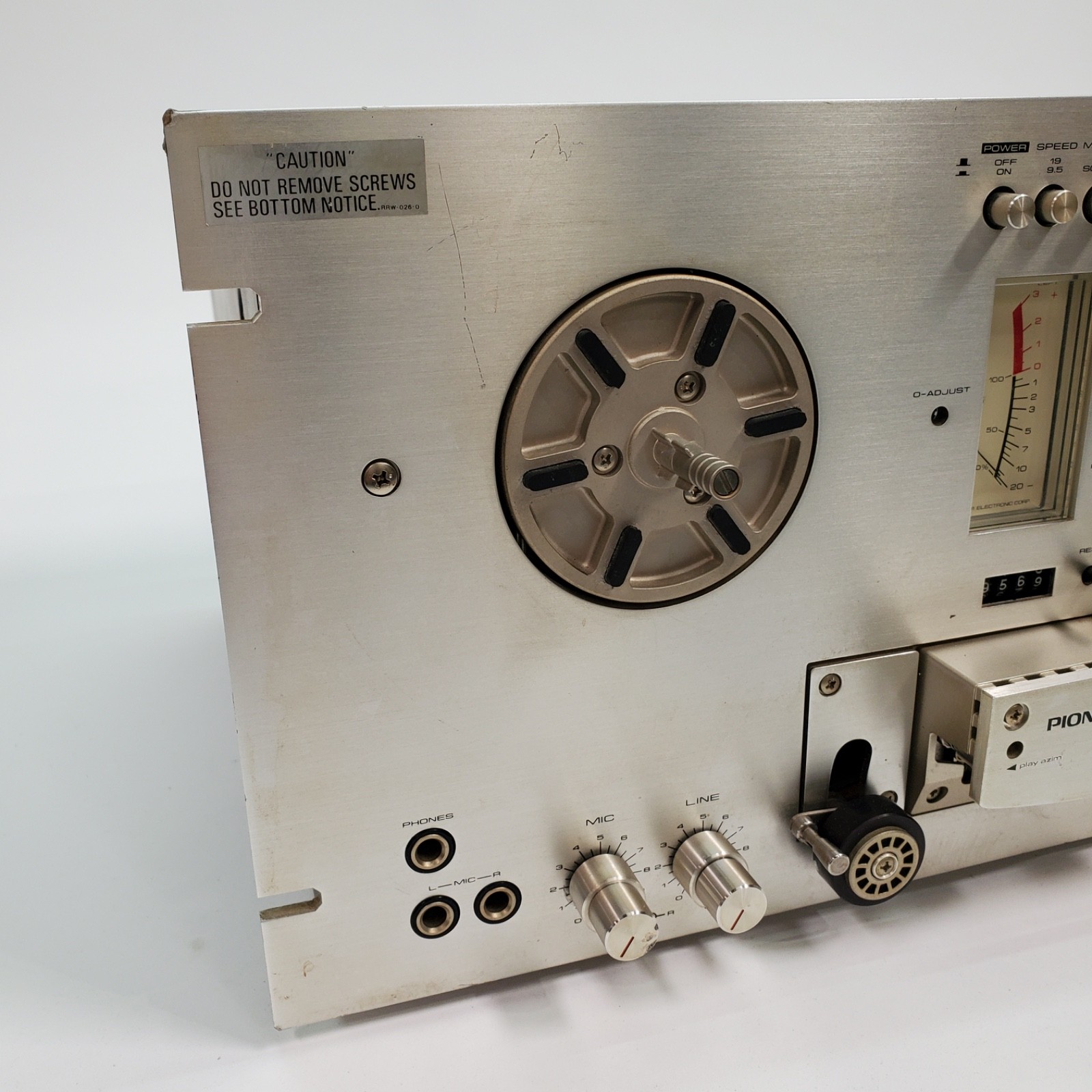 VTG Pioneer RT-707 Reel to Reel Tape Deck Auto Reverse Direct Drive Tested READ