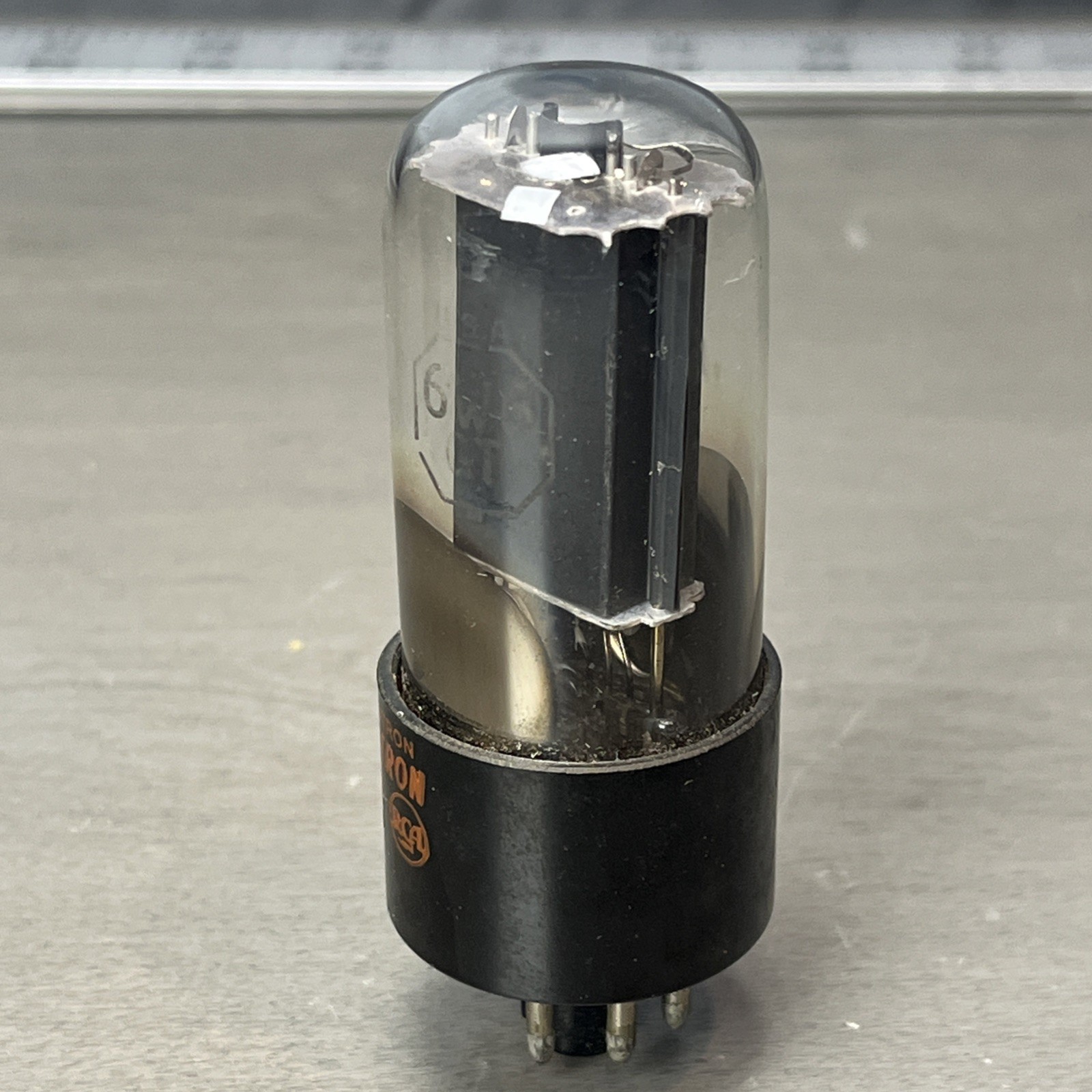 RCA Radiotron 6W6GT Vacuum Tube Vintage Electron Tube Black Base Untested USA