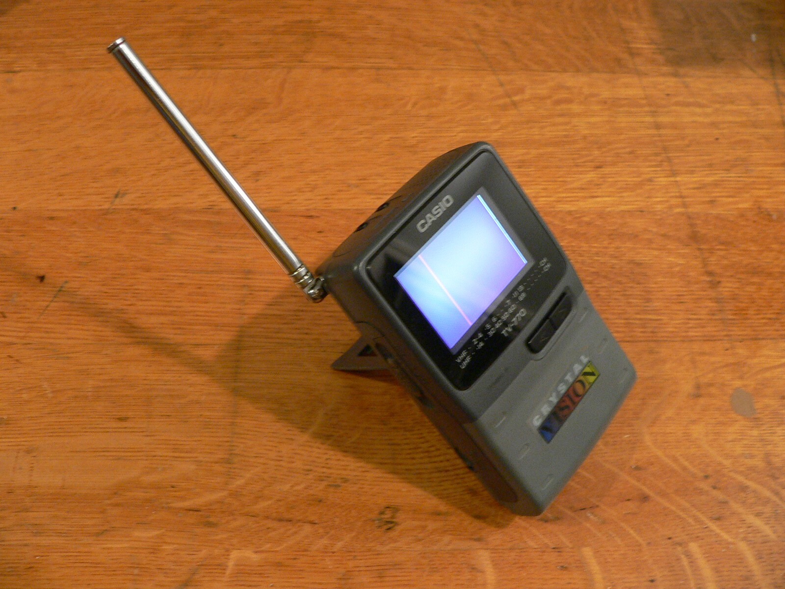 Vintage Casio TV-770B Crystal Vision Handheld Portable LCD Color Television