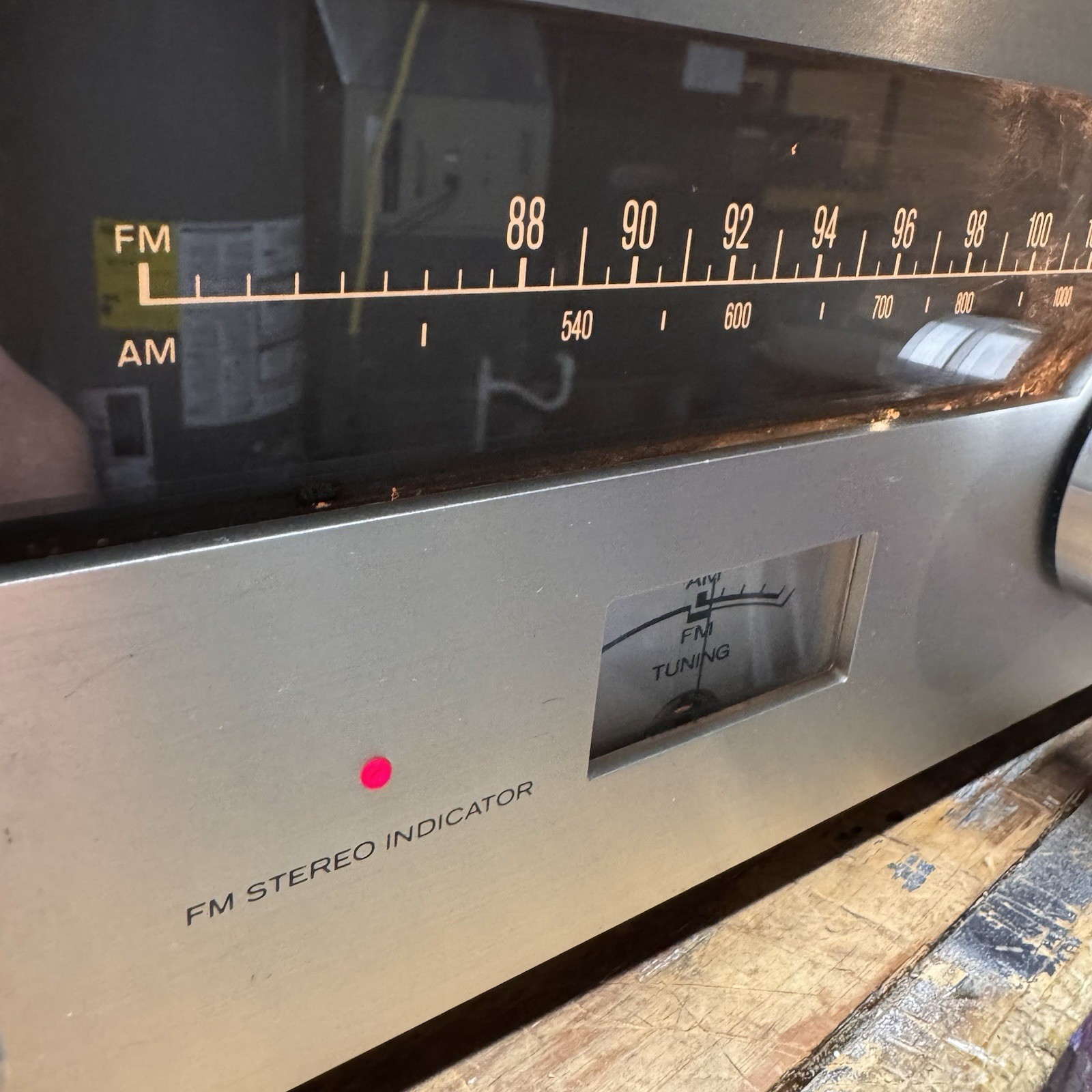 Vintage Kenwood KT-5300 AM / FM Stereo Tuner Silver Made In Japan ~ TESTED