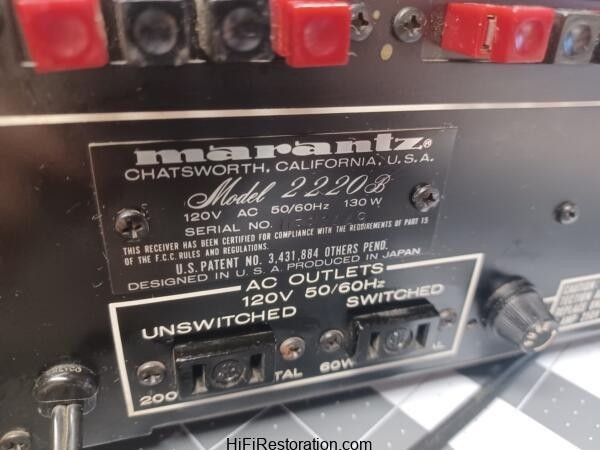 Marantz 2220B Stereo Receiver. REBUILD 2025 LED Upgrade w/ Original Packaging