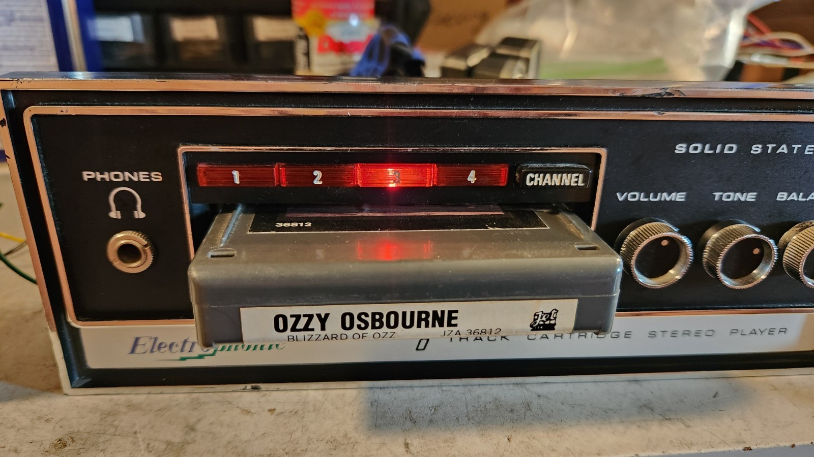 Electrophonic (Morse) TP-2100 8-Track Player FULLY RESTORED See Details