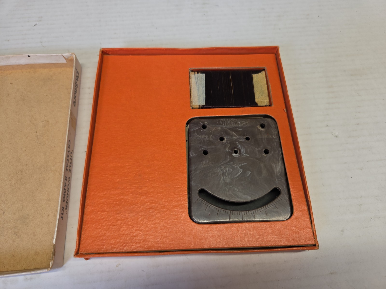 Philmore Little Wonder Vintage Radio Crystal Kit UNBUILT (good condition)