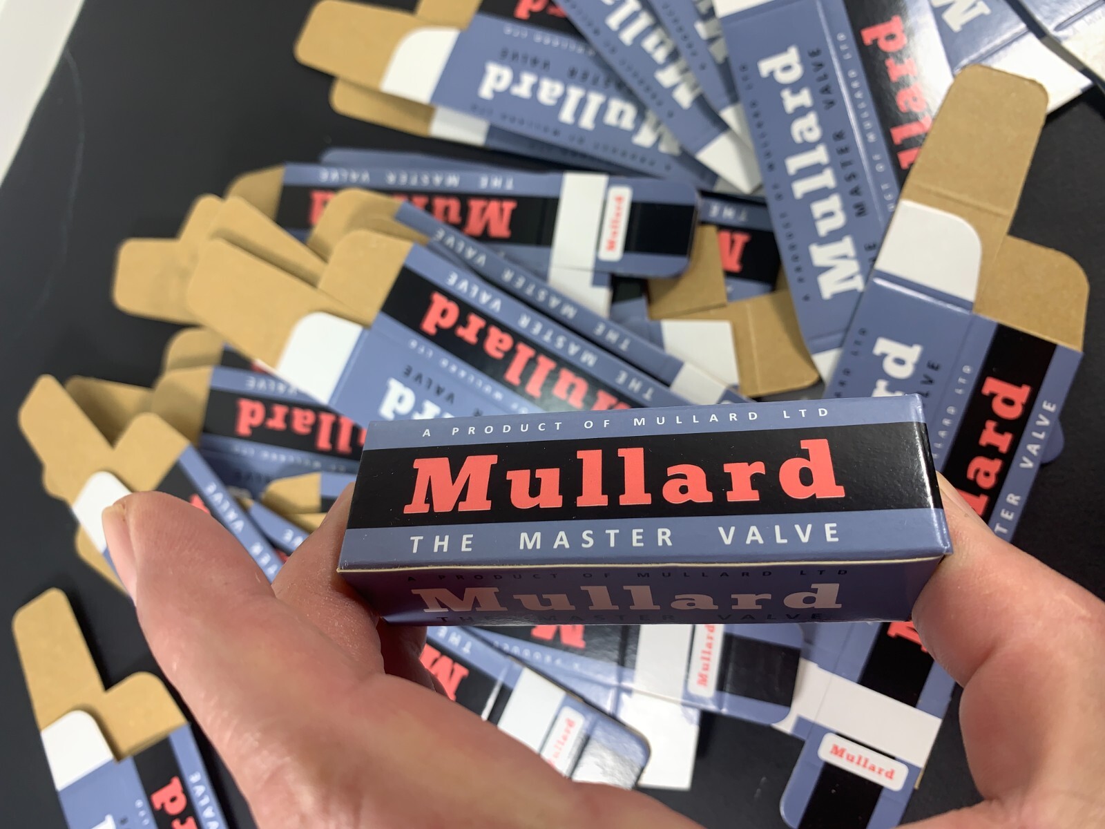 10 x Mullard BLANK CARTON BOX for Audio Tubes ECC83 ECC803S E188CC 12AX7