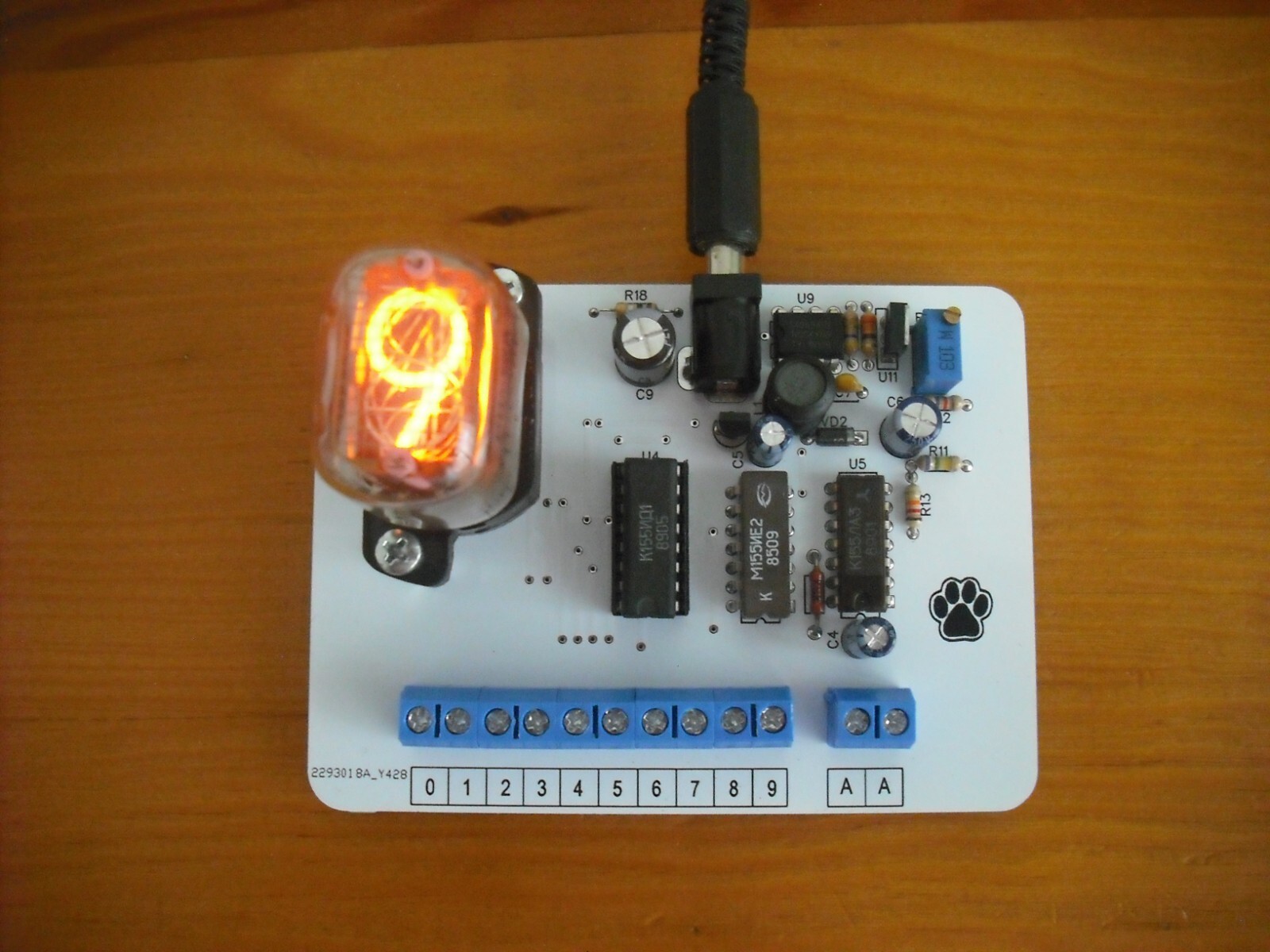 Universal tester for all Nixie tubes and drivers K155ID1 SN74141 IN-12 IN-18 etc
