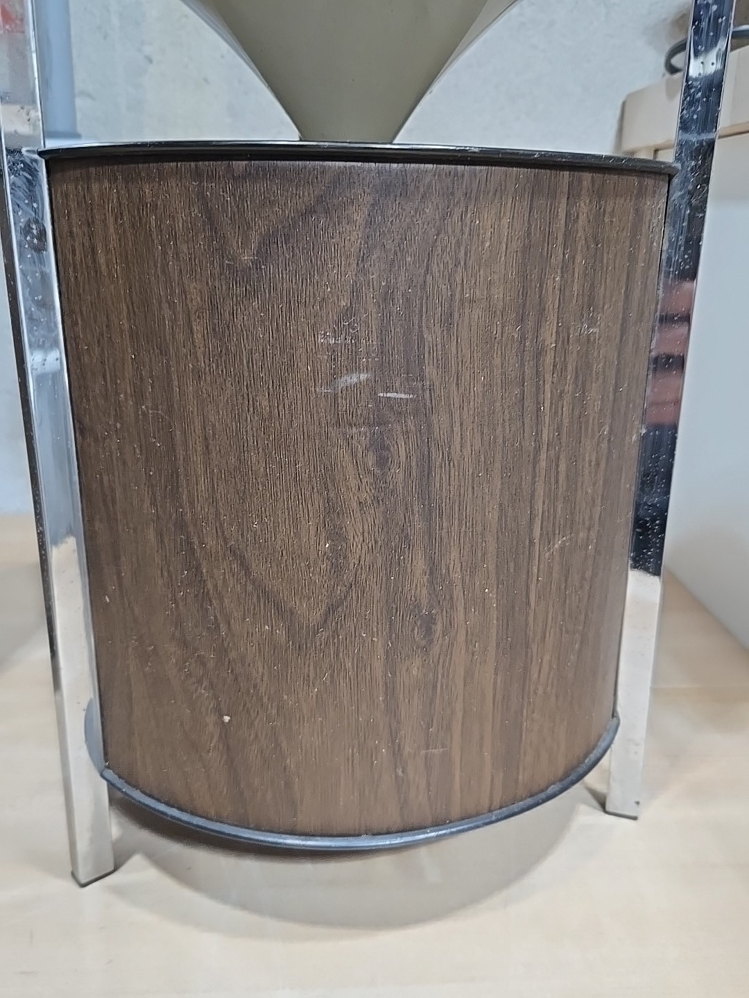 Vintage Pair Zenith Circle of Sound Speakers Mid Century Modern Omnidirectional