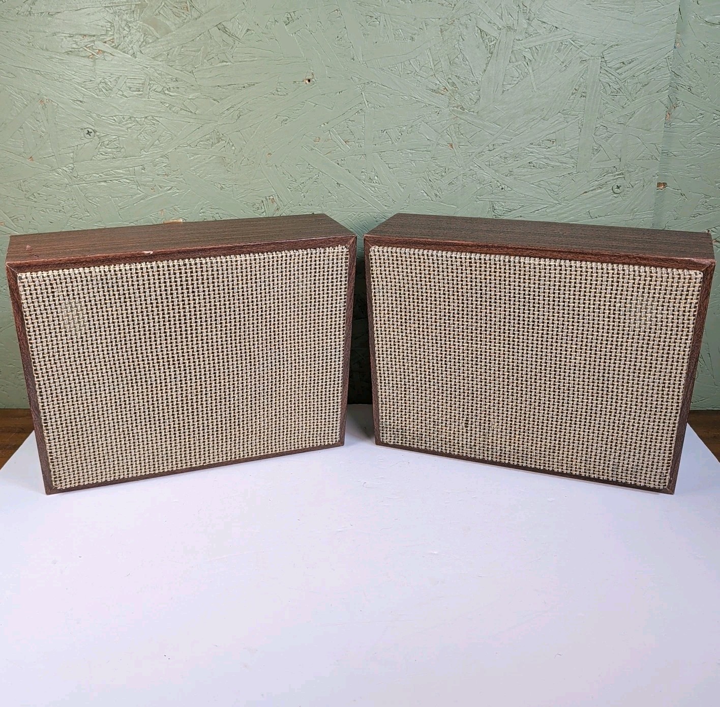 Vintage Argos WB-408CS Wall Shelf Speakers 8ohms Great Condition Sound A8P6-PSS
