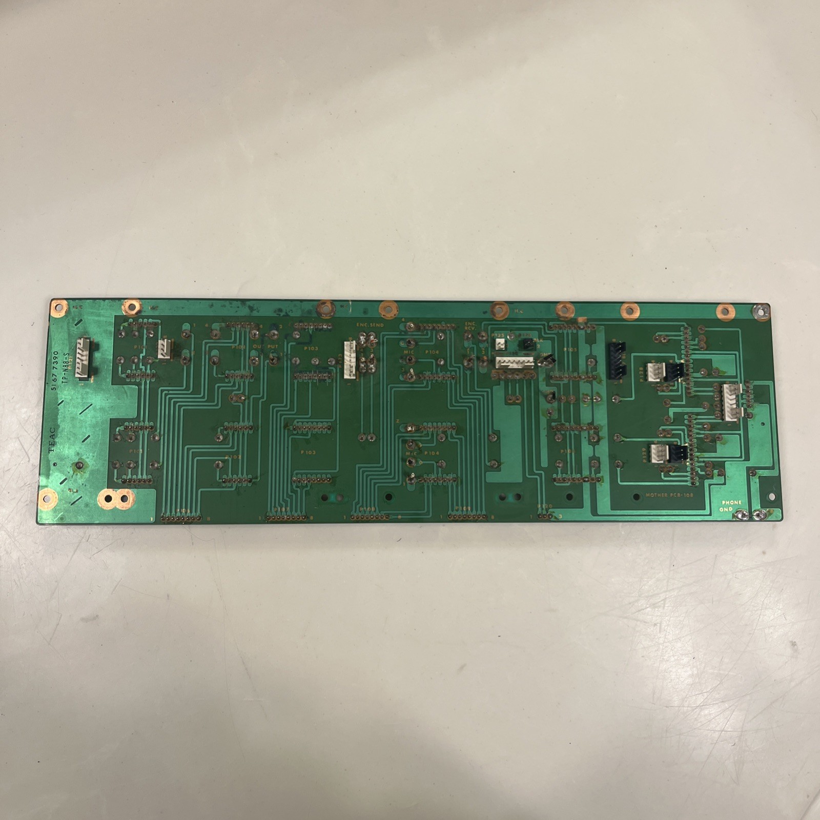 TEAC A-3440 Mother PCB-108 Circuit Board Replacement