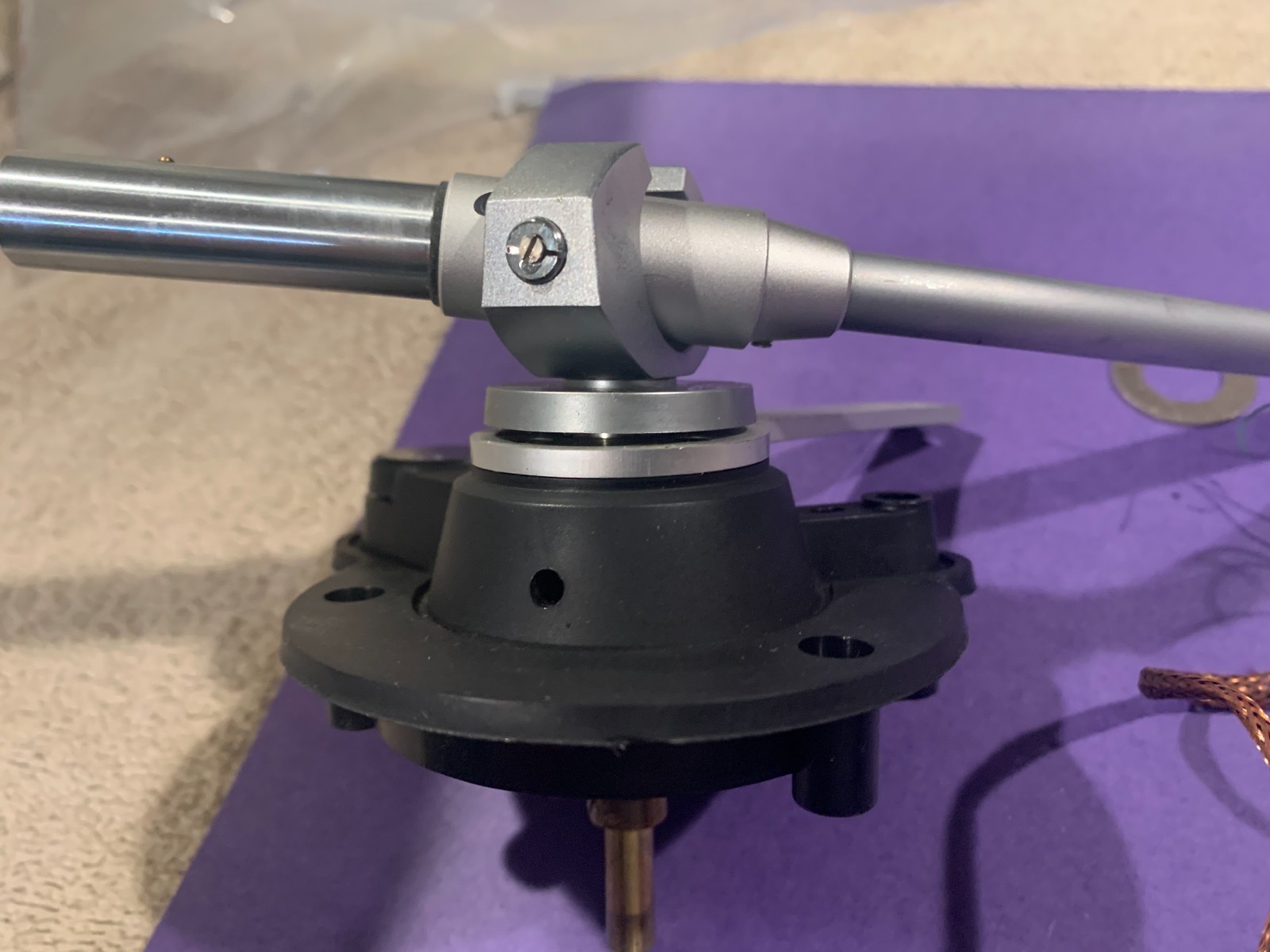 Project/One DR-770 Stereo Turntable Parting Out – Tonearm Assembly