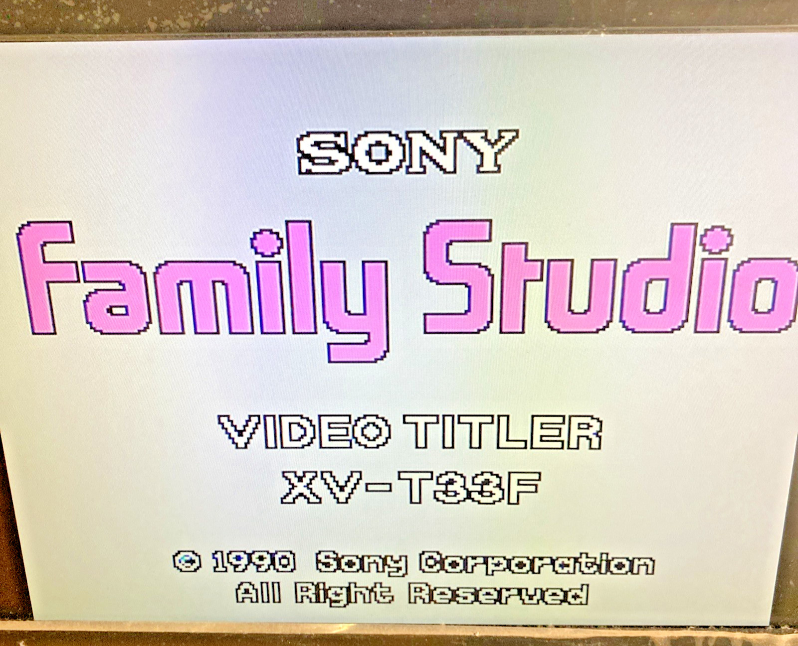 Sony XV-T33F Family Studio Video Titler Graphics Tablet Stylus Pen AS-IS Japan