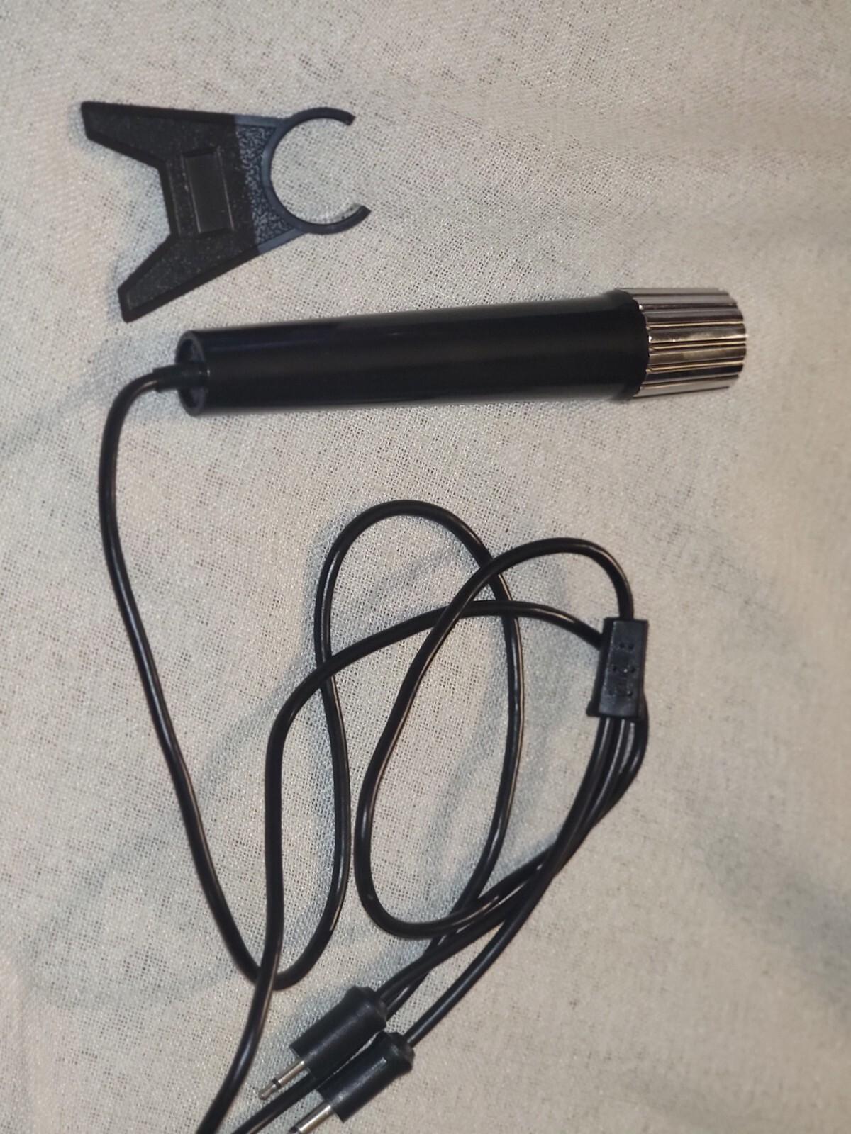 Realistic Dynamic Microphone Model #200 OHM W/ Dual Male Mono Plug A2 36” Cord