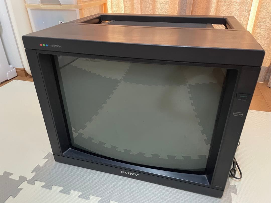 Rare Sony Trinitron Color Monitor KX-21HV1 for Parts/Repair Retro Gaming