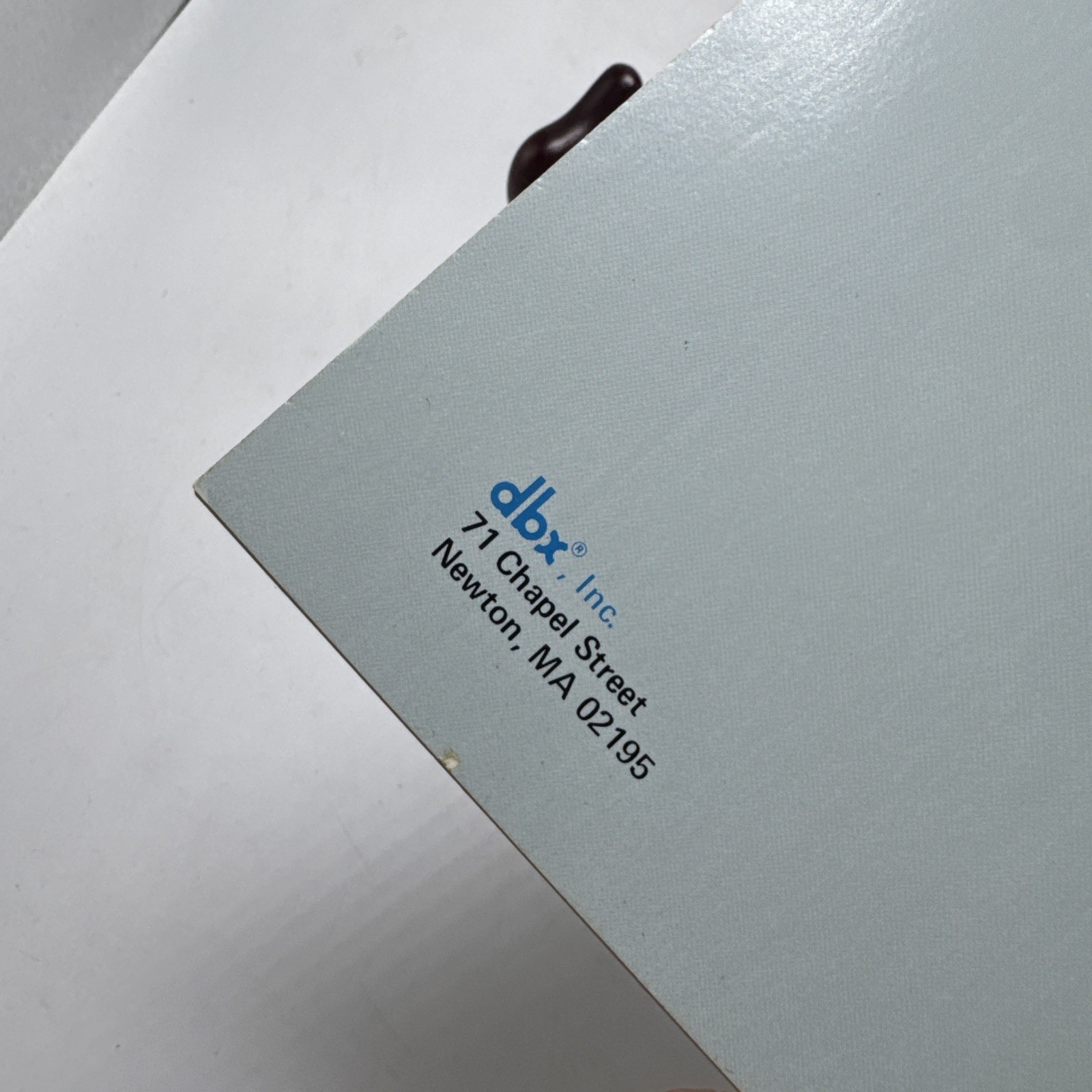 DBX Model 122/124 Tape Noise Reduction Systems Instruction Manual Only