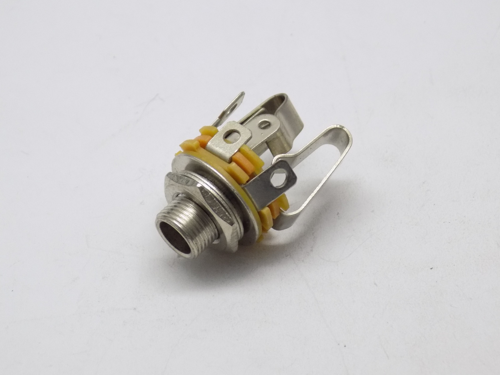 1x Jin Ruh JR1801 6.35mm 1/4″ Female Stereo Audio Jack With Switch Socket Panel