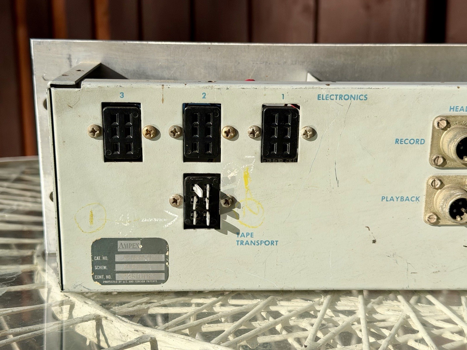 Ampex Sel-Sync 4 Channel 300 Series Transport 350 351 Selective Synchronous#2