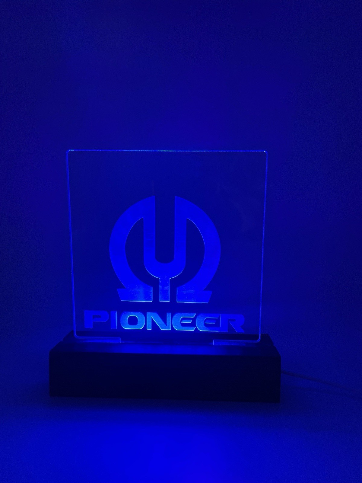 Pioneer SPEC-4 Stereo Power Amplifier Vintage LED Sign