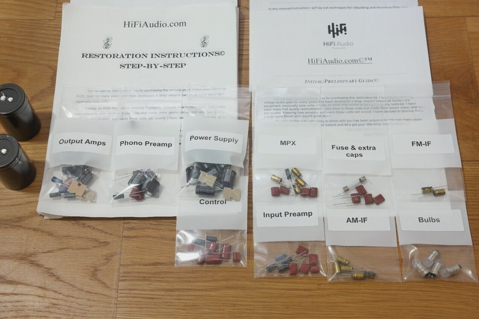 Heathkit AR-1500A receiver restoration kit service recap capacitor fix rebuild