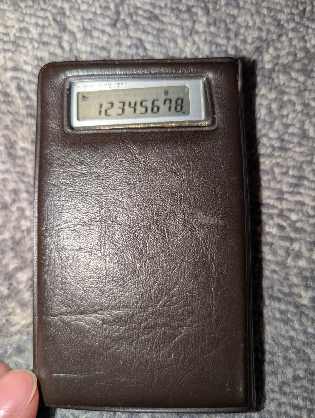 Vintage RARE CASIO fx-7100 Tiny Scientific Calculator W/ Cards! USA Seller