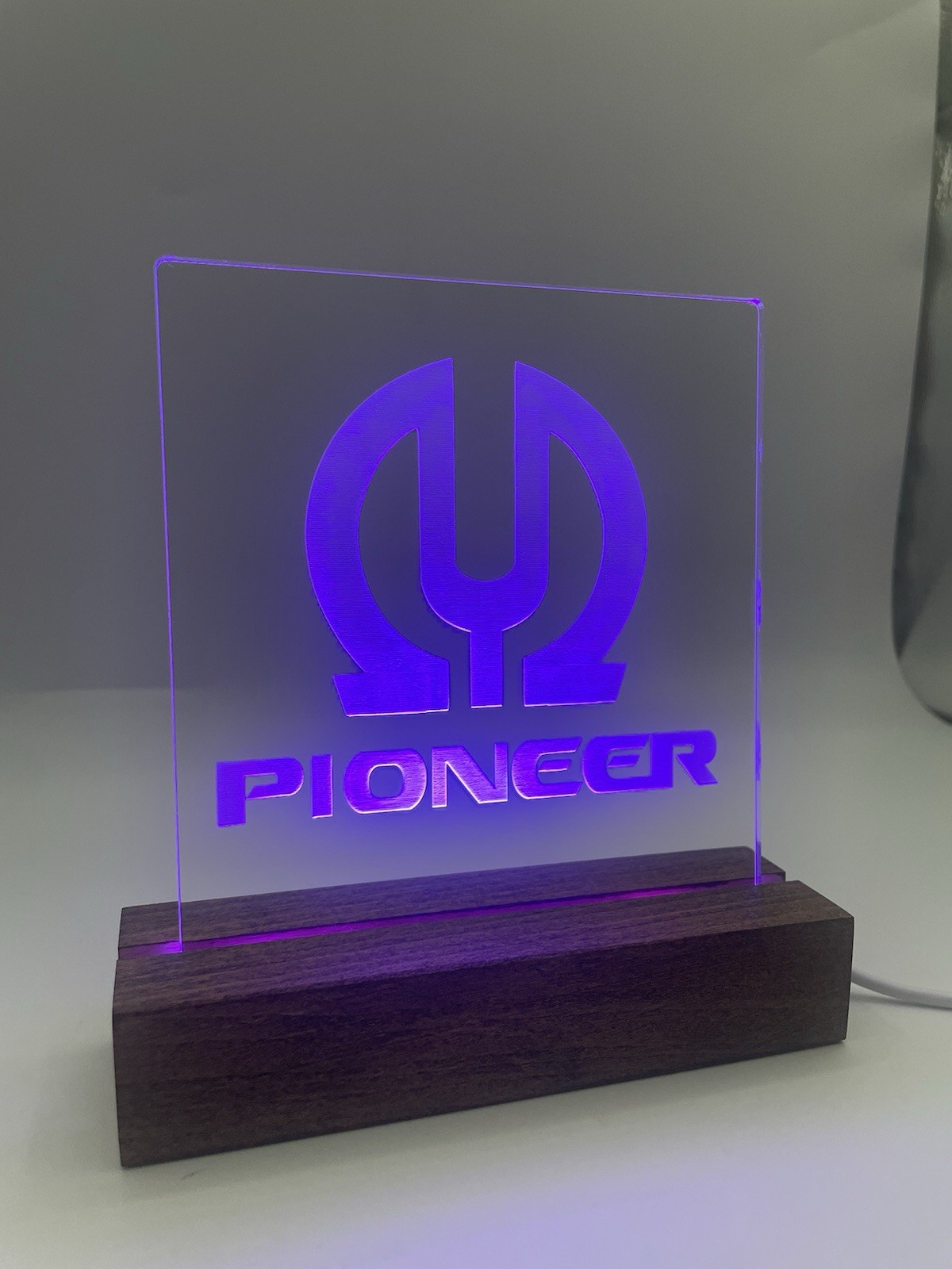 Pioneer SPEC-4 Stereo Power Amplifier Vintage LED Sign