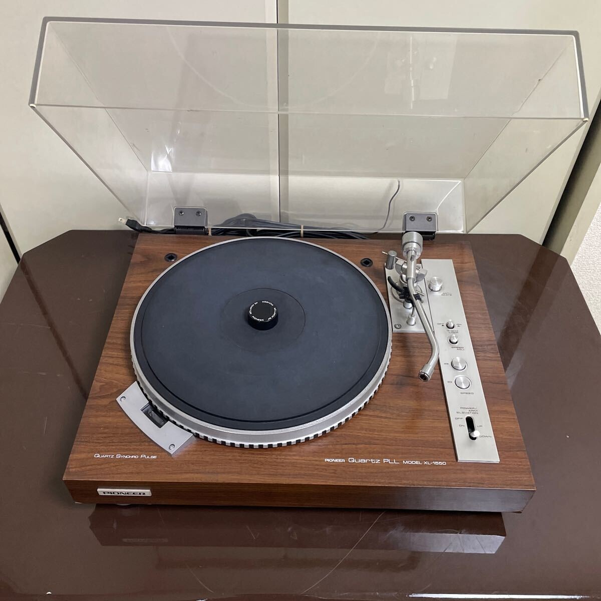 Pioneer XL 1550 Record Player Turntable Stereo Direct Drive 100V