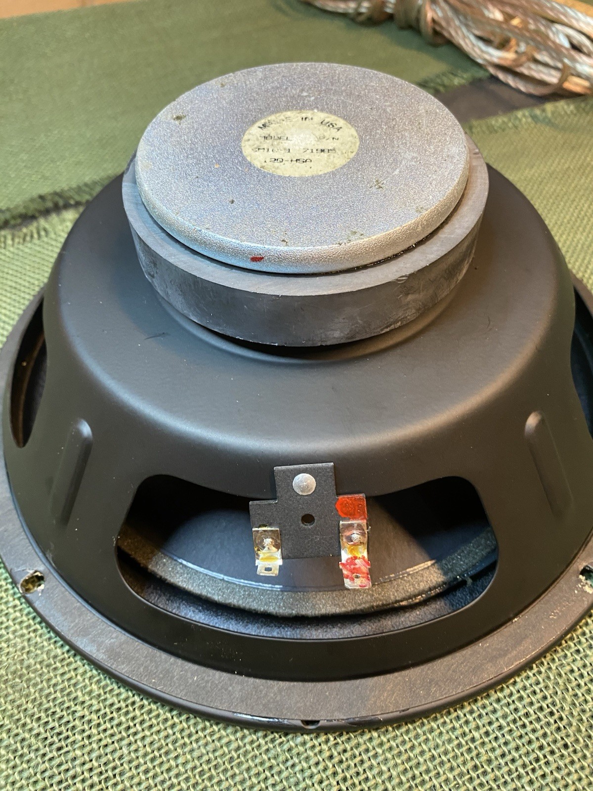 Infinity SM10-1 Woofer 71985 10″ Bass Driver 3.6 Ohm Refoamed Rubber Ring Mounts