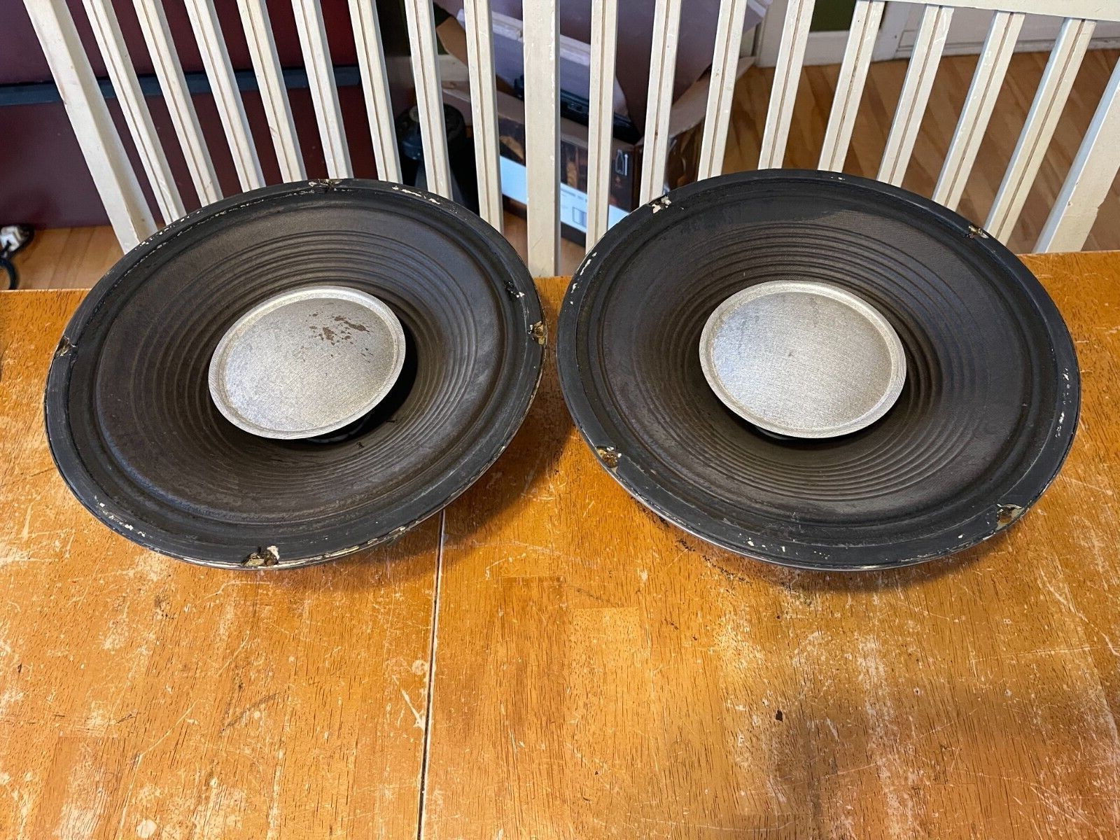VINTAGE CELESTION T22515 12” FULL RANGE SPEAKERS MATCHED PAIR RARE ENGLAND