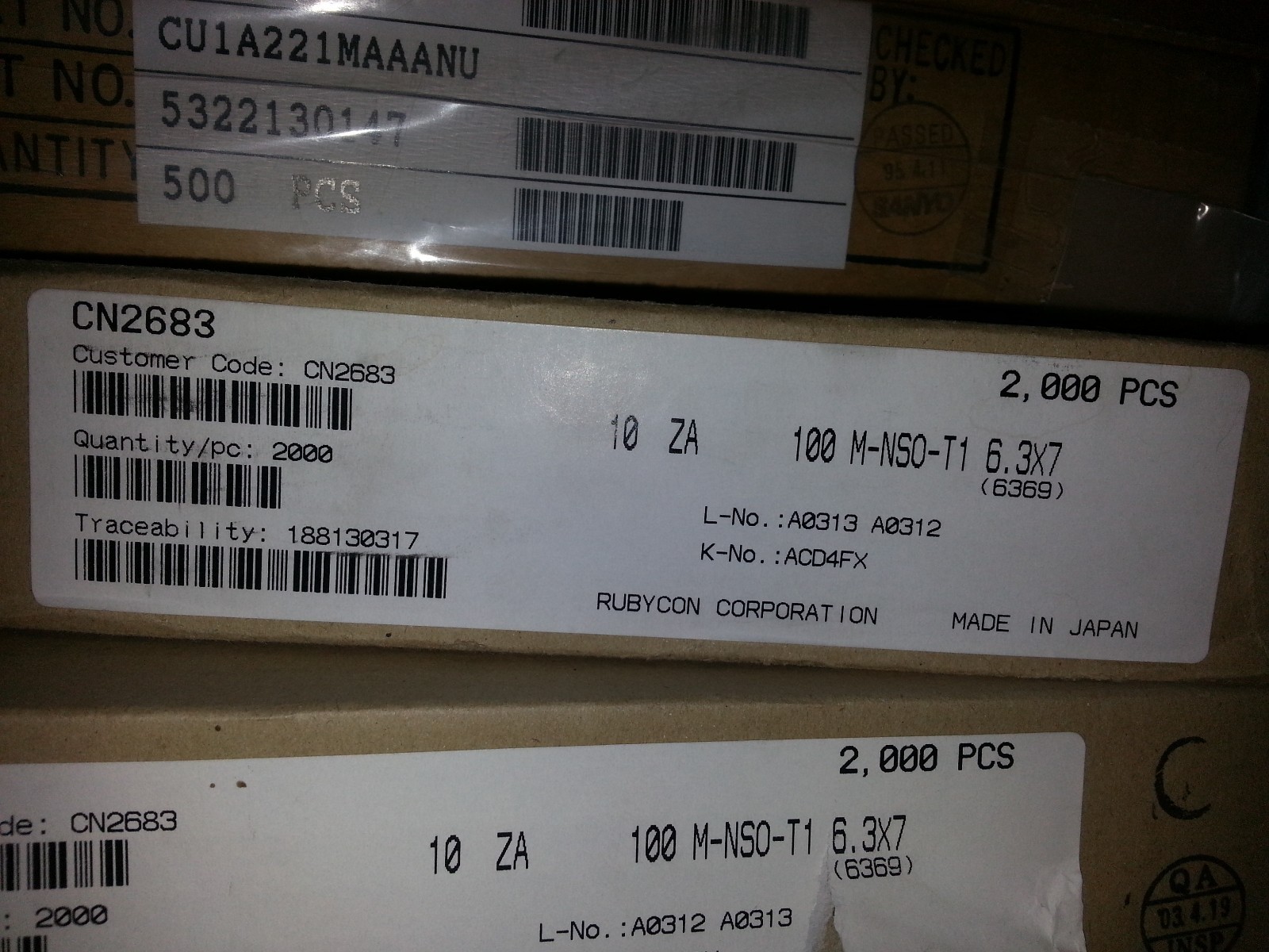 20pcs 100uf 10V RUBYCON ZA LOW ESR JAPAN MADE EXTREMELY HI END CAPS FOR AUDIO !