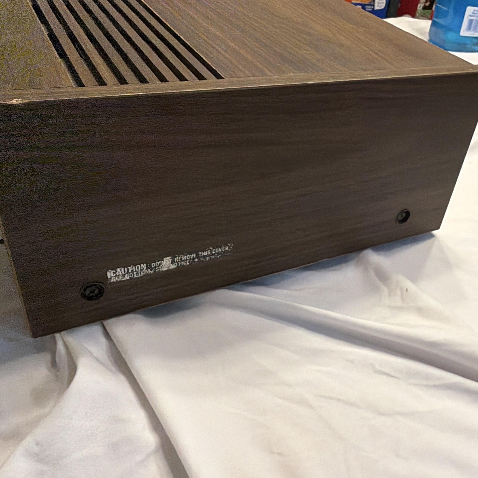Sony STR-7015 Vintage FM Stereo FM-AM Receiver w/ Wood Case Cabinet
