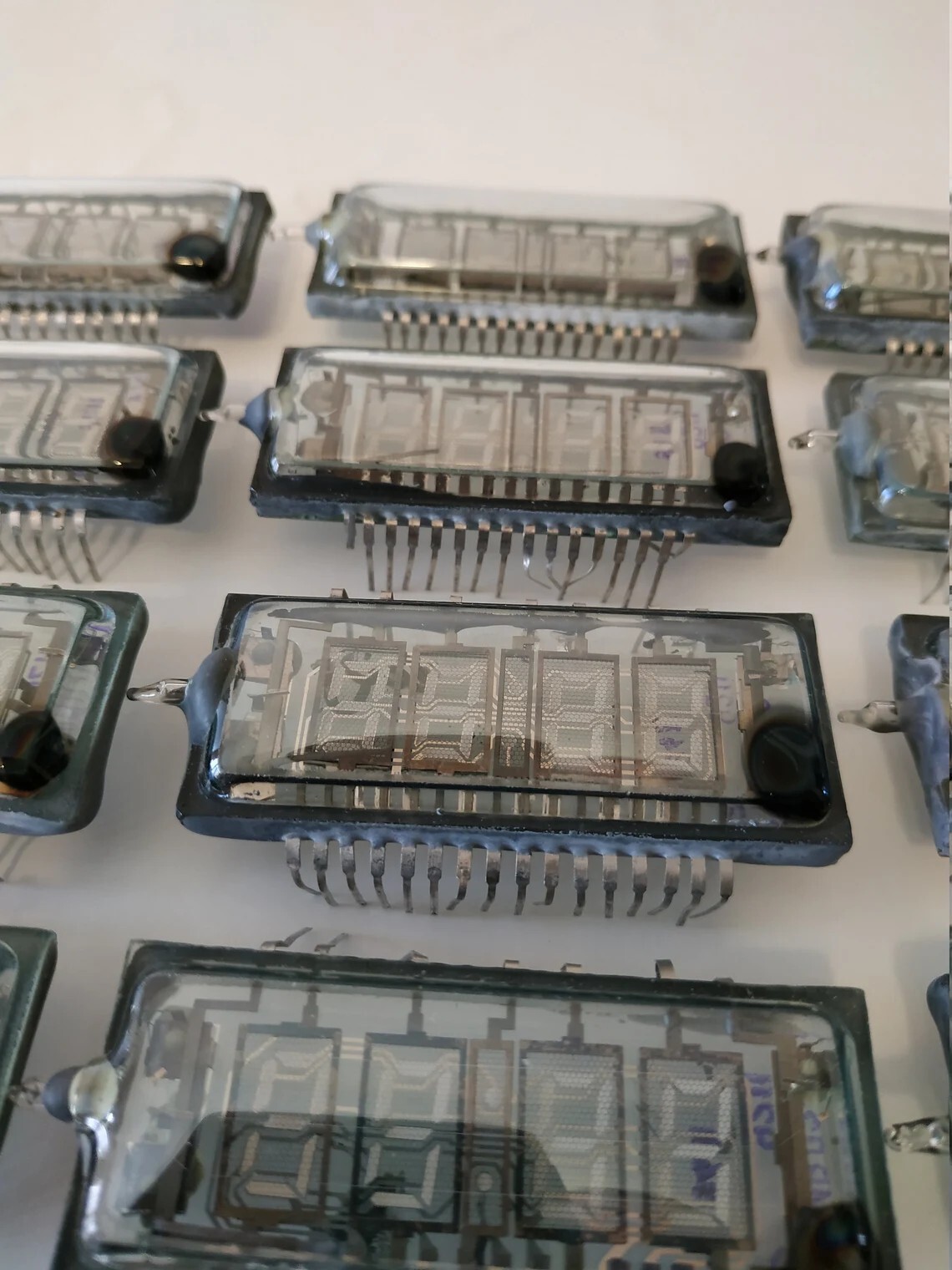 24 pcs NOS IVL2-7/5 FREE SHIPPING VFD digit display tubes Nixie Clock Watch