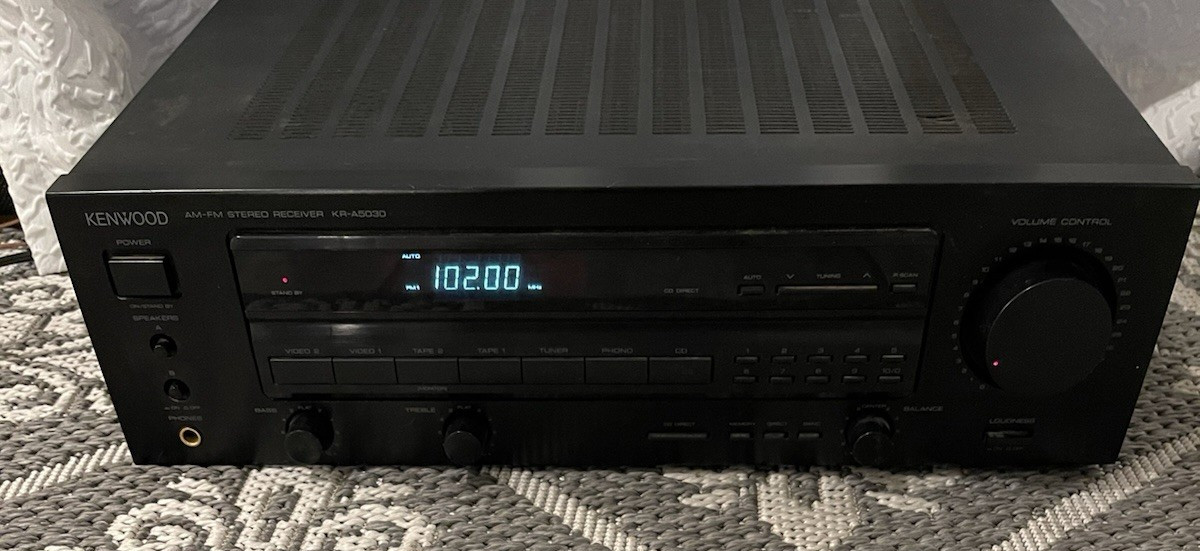 Vintage Kenwood KR-A5030 AM/FM Stereo Receiver Tested Working