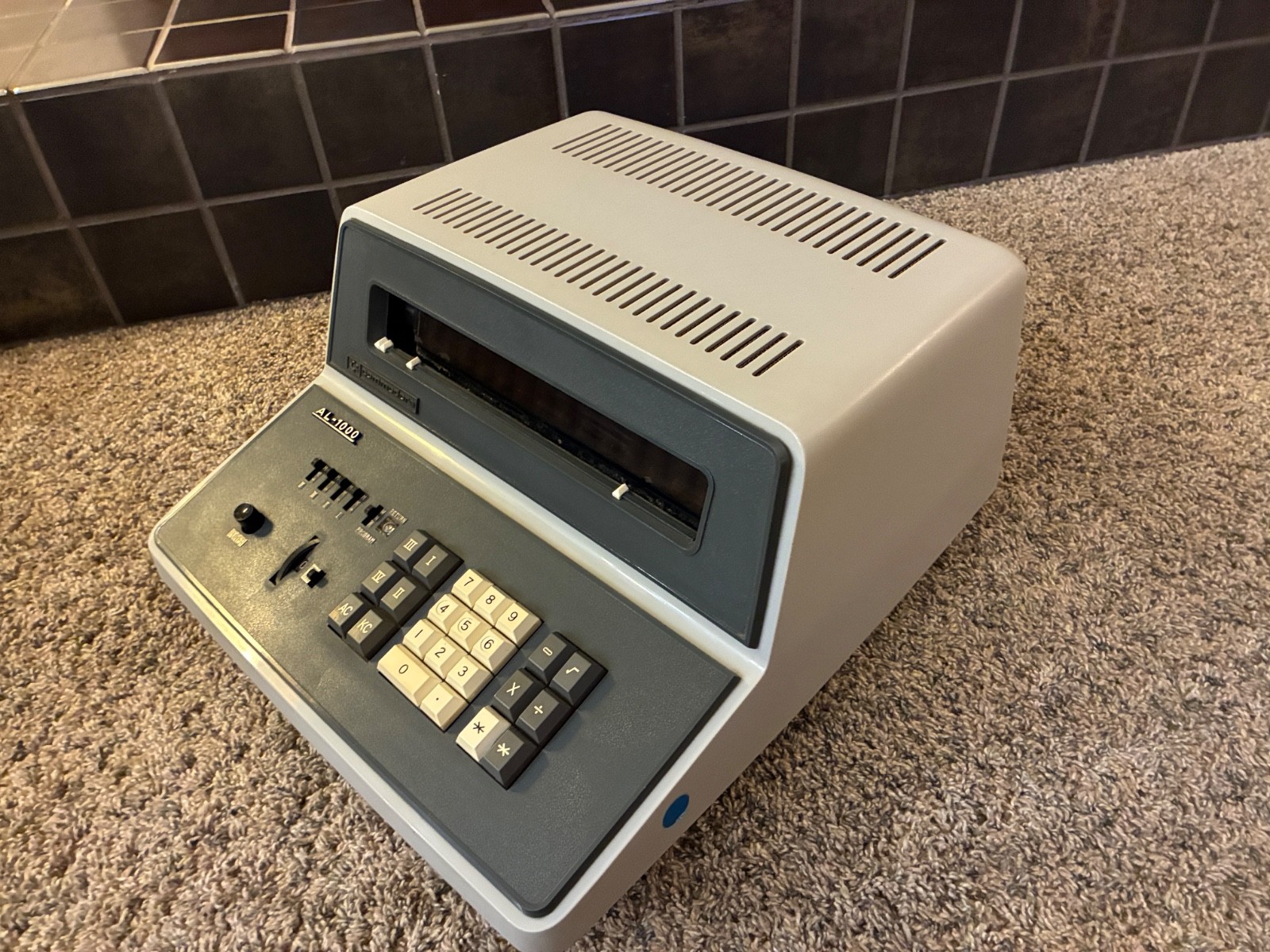 Rare Working 1967 Commodore AL-1000 Nixie Calculator Cover Manual Museum Piece