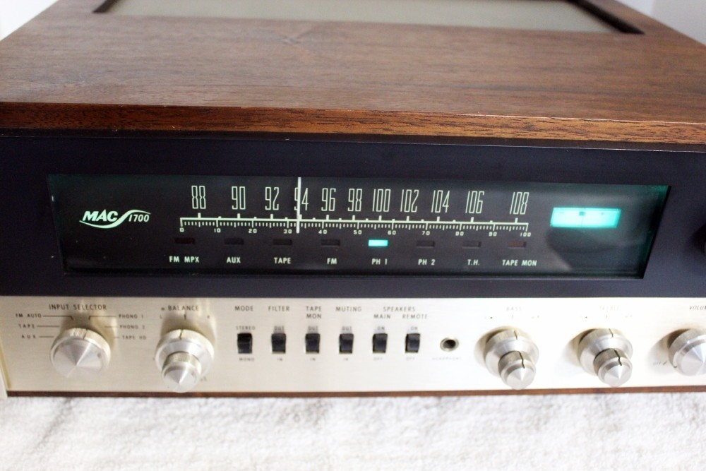 McIntosh MAC-1700 MAC1700 Stereo Receiver ~ A Beautiful Vintage Beast